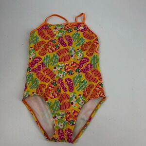Speedo flip flop print one piece Speedo size 14 swim suit